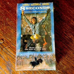 8 Seconds VHS New Sealed Tape